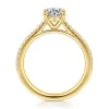 Online Gabriel & Co. Abbie - 14K Yellow Gold Oval Diamond Engagement Ring