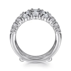 Sale Gabriel & Co. Ace - 14K White Gold Diamond Ring Enhancer - 2 ct