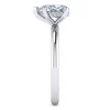 Hot Gabriel & Co. Ady - 14K White Gold Hidden Halo Pear Shape Diamond Engagement Ring