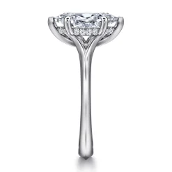 Online Gabriel & Co. Alden - 14K White Gold Split Shank Marquise Shape Diamond Engagement Ring