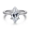 Hot Gabriel & Co. Aldon - 14K White Gold Marquise Shape Diamond Engagement Ring
