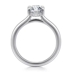 Hot Gabriel & Co. Aldon - 14K White Gold Marquise Shape Diamond Engagement Ring