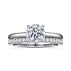 Clearance Gabriel & Co. Aldon - 14K White Gold Round Diamond Engagement Ring