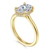 Online Gabriel & Co. Aldon - 14K Yellow Gold Oval Diamond Engagement Ring