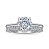 Online Gabriel & Co. Aldon - Platinum Round Diamond Engagement Ring