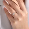 Discount Gabriel & Co. Ali - 14K White Gold Cushion Cut Diamond Engagement Ring