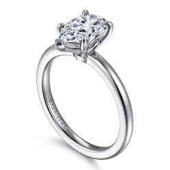 Discount Gabriel & Co. Ali - 14K White Gold Pear Shape Diamond Engagement Ring