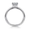 New Gabriel & Co. Ali - 14K White Gold Round Diamond Engagement Ring