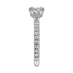 Online Gabriel & Co. Alina - Platinum Hidden Halo Diamond Engagement Ring