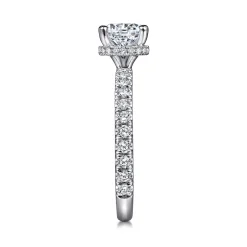 Online Gabriel & Co. Alina - Platinum Hidden Halo Round Diamond Engagement Ring
