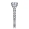 New Gabriel & Co. Aline - 14K White Gold Round Diamond Engagement Ring