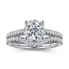 Outlet Gabriel & Co. Amabel - 14K White Gold Round Diamond Engagement Ring
