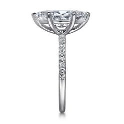 Online Gabriel & Co. Amata - 14K White Gold Marquise Diamond Engagement Ring