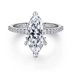 Online Gabriel & Co. Amata - 14K White Gold Marquise Diamond Engagement Ring