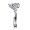 Sale Gabriel & Co. Anabelle - 18K White Gold Pear Shape Three Stone Diamond Engagement Ring