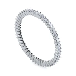 Discount Gabriel & Co. Andalucia - 14K White Gold Prong Set Diamond Eternity Band - 0.25 ct