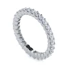 Discount Gabriel & Co. Andalucia - 14K White Gold Prong Set Diamond Eternity Band - 1 ct