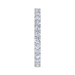 Discount Gabriel & Co. Andalucia - 14K White Gold Prong Set Diamond Eternity Band - 1 ct
