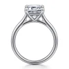 Discount Gabriel & Co. Anne - 14K White Gold Emerald Cut Solitaire Diamond Engagement Ring