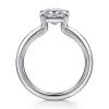 Gabriel & Co. Annie - 14K White Gold Split Shank Princess Cut Diamond Engagement Ring