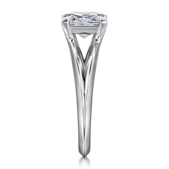 Gabriel & Co. Annie - 14K White Gold Split Shank Princess Cut Diamond Engagement Ring