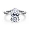 Hot Gabriel & Co. Anuk - 14K White Gold Oval Diamond Engagement Ring