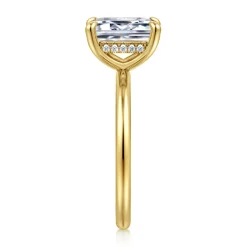 Clearance Gabriel & Co. Anuk - 14K Yellow Gold Emerald Cut Diamond Engagement Ring