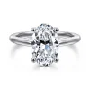 Online Gabriel & Co. Anushka - 14K White Gold Oval Solitaire Diamond Engagement Ring