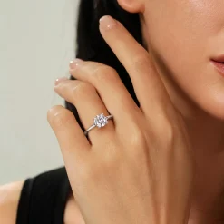 Online Gabriel & Co. Anushka - 14K White Gold Round Solitaire Diamond Engagement Ring