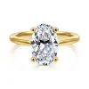 Sale Gabriel & Co. Anushka - 14K Yellow Gold Oval Solitaire Diamond Engagement Ring