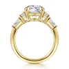 Online Gabriel & Co. Arielle - 14K Yellow Gold Round Five Stone Diamond Engagement Ring