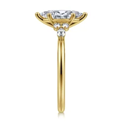 Discount Gabriel & Co. Arletta - 14K Yellow Gold 6 Prong Marquise Shape Diamond Engagement Ring