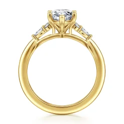 Online Gabriel & Co. Arletta - 14K Yellow Gold 6 Prong Marquise Shape Diamond Engagement Ring