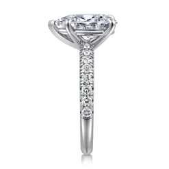 Online Gabriel & Co. Aruba - 14K White Gold Pear Shape Diamond Engagement Ring