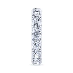 Sale Gabriel & Co. Avignon - 14k White Gold Diamond Eternity Band - 2.5 ct