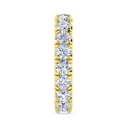 Discount Gabriel & Co. Avignon - 14K Yellow Gold Diamond Eternity Band - 2.5 ct