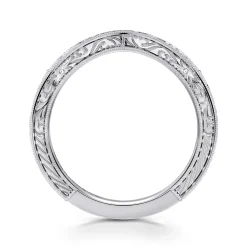 Clearance Gabriel & Co. Azalea - 14K White Gold Anniversary Band