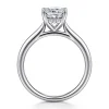 Clearance Gabriel & Co. Azucena - 18K White Gold Cushion Cut Solitaire Diamond Engagement Ring