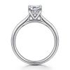 Hot Gabriel & Co. Azucena - 14K White Gold Emerald Cut Solitaire Diamond Engagement Ring