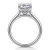 Clearance Gabriel & Co. Azucena - 14K White Gold Emerald Cut Solitaire Diamond Engagement Ring