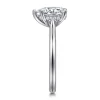 Best Gabriel & Co. Azucena - 18K White Gold Pear Shape Solitaire Diamond Engagement Ring