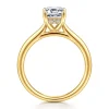 Outlet Gabriel & Co. Azucena - 18K Yellow Gold Emerald Cut Solitaire Diamond Engagement Ring