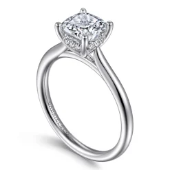 Online Gabriel & Co. Azucena - Platinum Cushion Cut Solitaire Diamond Engagement Ring
