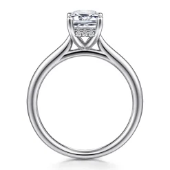 Sale Gabriel & Co. Azucena - Platinum Emerald Cut Solitaire Diamond Engagement Ring