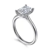 Clearance Gabriel & Co. Azucena - Platinum Emerald Cut Solitaire Diamond Engagement Ring