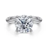 Outlet Gabriel & Co. Azucena - Platinum Round Solitaire Diamond Engagement Ring