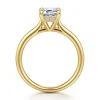 New Gabriel & Co. Badia - 14K Yellow Gold Emerald Cut Solitaire Diamond Engagement Ring