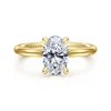 Online Gabriel & Co. Badia - 14K Yellow Gold Oval Solitaire Diamond Engagement Ring