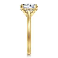 Online Gabriel & Co. Badia - 14K Yellow Gold Oval Solitaire Diamond Engagement Ring