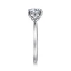 Sale Gabriel & Co. Bambi - 14K White Gold Round Solitaire Diamond Engagement Ring